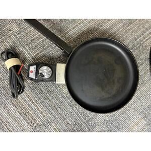 TESTED and Works Vintage Hoover Electric Frying Pan with Temperature Control